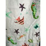 Hill House The Skylar Linen Pants in Sea Creature Women's MED NWT Nautical Beach Purple Photo 4