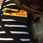 New Cool Paper Black & White Foldable Sun Visor Photo 1