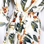 Aritzia Babaton X Kahlo Longline Duster Robe Trench Coat Jacket: Tropical Floral Photo 5