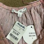 Pink Rose Women’s Small Pink Floral Short Sleeve Dress New With Tags Photo 4