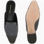 Veronica Beard  blue indigo mules NEW Photo 4