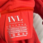 IVL Collective NEW Womens Red Bittersweet Scallop Crop Top sports bra size 4 Photo 3