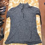 Lululemon  Athletica Charcoal Quarter-Zip Sweatshirt Photo 0