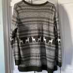 Bass reindeer long line cardigan! Christmas sweater. Size large Green Photo 4