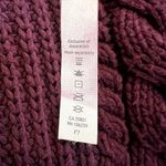 Lululemon  Bring the Cozy Burgundy Turtleneck Cable Knit Size 8 Medium Photo 5