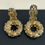 Weiss Vintage Clip on Earrings White Photo 1