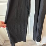 Bebe Cowl neck short sleeve long belted classy Jumpsuit Photo 3