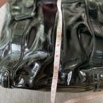 Liz Claiborne Vintage Y2K Black Patent Leather Pink Dot Shoulder Bag Purse Photo 7