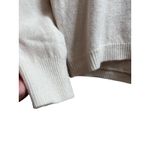 Raga  Ecru Neutral Open Back Pull Over Knit Sweater Size Large Photo 3