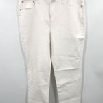 Madewell Jeans Sz 14 NWT White Women Jean NWT Photo 2