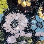 Morgan & Co. Floral Multicolor Prom Dress Black Size undefined Photo 2