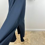 Madewell Utility Tie Waist Maxi Shirtdress Navy Belted Pockets Lyocell XXS NWT Photo 10