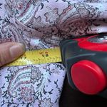 CHAPS No Iron Pink White Black Paisley Button-Up Collard Shirt Photo 14