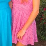 Sky To Moon Cocolilys Strapless Pink Floral Dress Photo 0