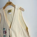 Blue Cactus Vintage Artsy Yellow Vest made in USA size M Size M Photo 4