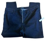 Modcloth NWT Jeans Women SZ 26 Blue Zipper Fly High Rise Dark Wash Skinny Denim Photo 0