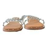 Nicole Miller New York Strappy Studded Rhinestone Slip On Sandals Size 10 Photo 3