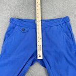 Anthropologie Level 99  Linen Blend Flare Leg Chino Pants Blue Size 26 Trouser Photo 13