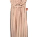 Birdy Grey  Elsye Dress Pale Blush Pink Chiffon Bridesmaid Formal Wedding 2X New Photo 0