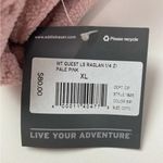 Eddie Bauer  Quest 1/4 Zip Raglan Pale Pink Pull Over Size XL MSRP $80 Photo 2