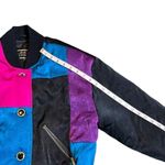 Vintage ‘90s Mulberry Street Velvet Winter Coat Funky 80s 90s Retro Funky Vibes Black Size M Photo 3