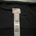 Chico's  Black Double-Layer‎ East West Flowy Top Size 3 (L) Photo 5