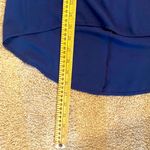 Blu Pepper ||Navy sleeveless top with bronze sequin accent on shoulders Photo 6