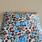 Betsey Johnson Blue and Black Floral Love Zoey backpack Bag Photo 0
