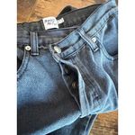 Princess Polly  Black Denim Straight Leg Jeans Photo 6