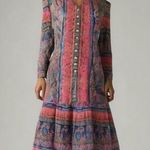 Lady Carol Petites Vintage Paisley Shoulder Pad Skirt Suit Set 14 Red Photo 0