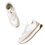 Madewell Kickoff Trainer Sneakers in Neutral Colorblock Leather Women's US 9 Photo 0