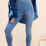 We The Free Free People We Are The Free Feel Alright Skinny Blue Jeans Photo 4