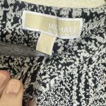 Michael Kors Womens Pants Knit Size Large Wide Leg Cropped Black Gray Career Photo 3