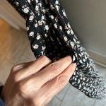 Natural Life  Rebecca Boho black Floral Tiered shirt Midi maxi Dress Photo 9