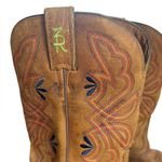 Tony Lama  Aquilla 3R2202L Brown Square Toe 11" Cowboy Western Boots Womens 6.5 Photo 12