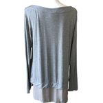 Revolve  Heather long sleeve gray layered Top Photo 2