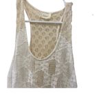 Anthropologie  Deletta women's crochet & lace tank small Photo 2