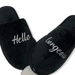 Jenni Intimates Black Hello Gorgeous Slide‎ Slipper Size 5 Photo 0