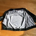 Old Navy  Active Leaf + Floral Bomber Jacket, Green, Black, Silver, Size M Photo 6