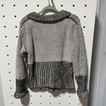 Overland Black and White Cardigan Sweater Size S/M Photo 2
