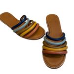 Madewell Addie Rainbow Slip on Sandals, Sz 10 Photo 2