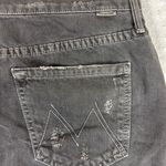MOTHER The‎ Vegabond Mini Fray in Party Favors Size 28 Black Photo 3
