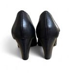 Croft & Barrow vintage y2k‎ Black  leather mary jane pumps size 8. Photo 4