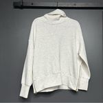 Varley NWT  Priya Longline Cowl Neck Sweatshirt Ivory Marl S Photo 3