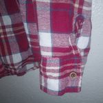 Raquel S/M Flannel Red Plaid Top Size M Photo 6