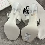 Alexander McQueen  New Ivory/ Silver Size 37C New in Box Retail $1,090 Photo 10