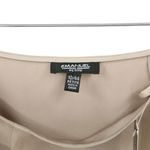 NWT Emanuel Ungaro Layered Sheer Overlay Taupe Silk Skirt 10 Petite 10P Brown Photo 2