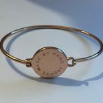 Marc by Marc Jacobs Rose Gold Disc Bangle Bracelet Photo 1