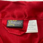 Frederick's of Hollywood Red Satin Robe Photo 1