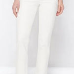 J.Crew Tall Essential Straight White Jean in All-Day Stretch Size 30T Photo 0